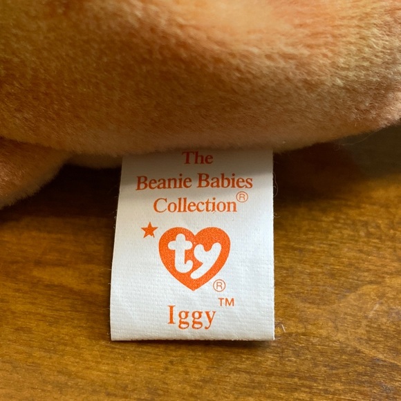 TY Beanie Baby Iggy the Iguana tie dye 1997 - Picture 7 of 10